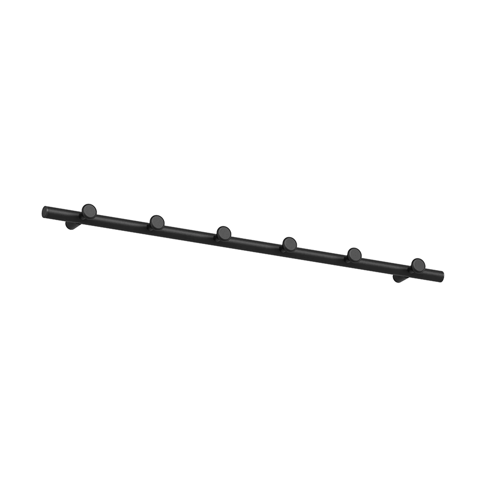 Listwa z gałkami Classic 60 cm, Czarny Essem Design