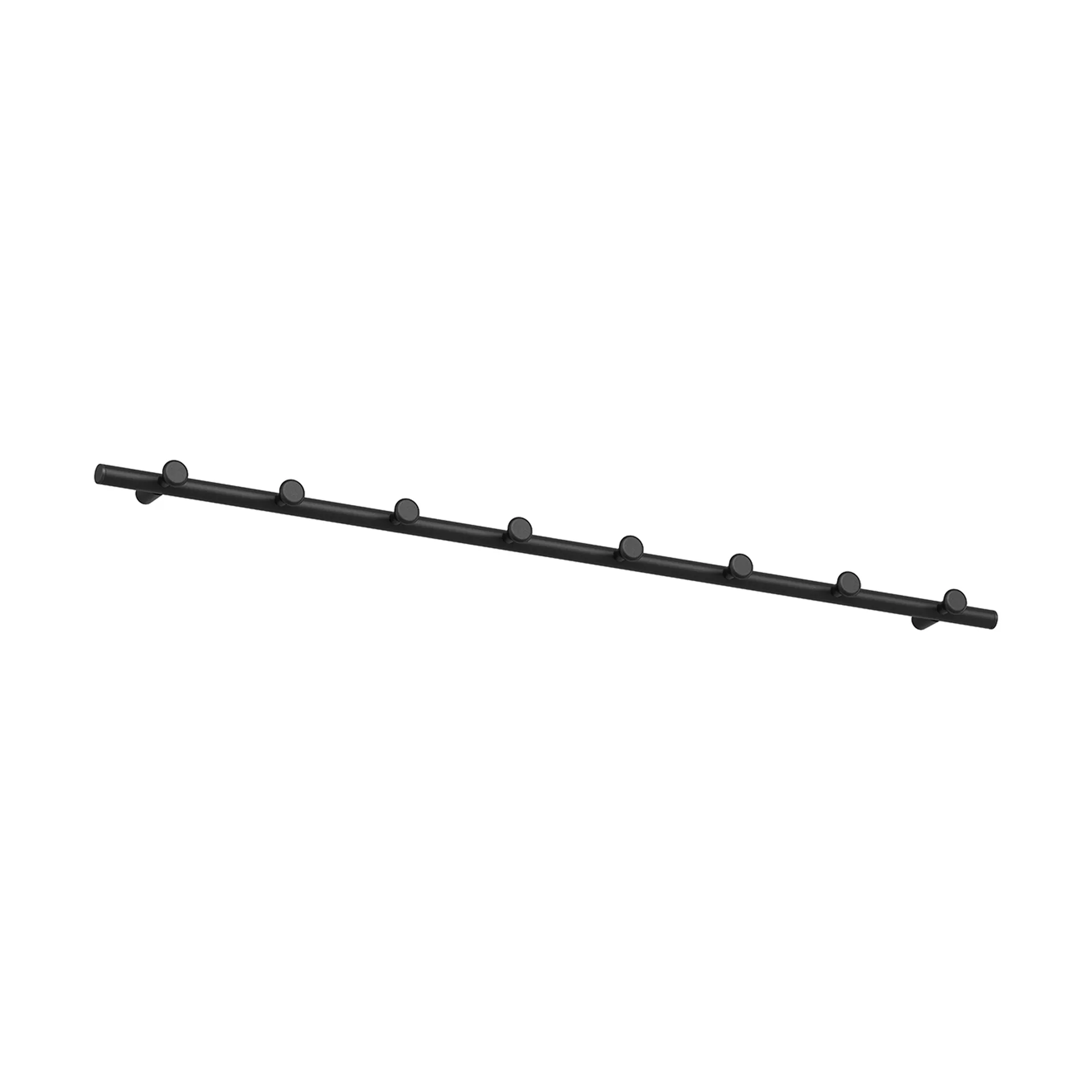 Listwa z gałkami Classic 80 cm, Czarny Essem Design