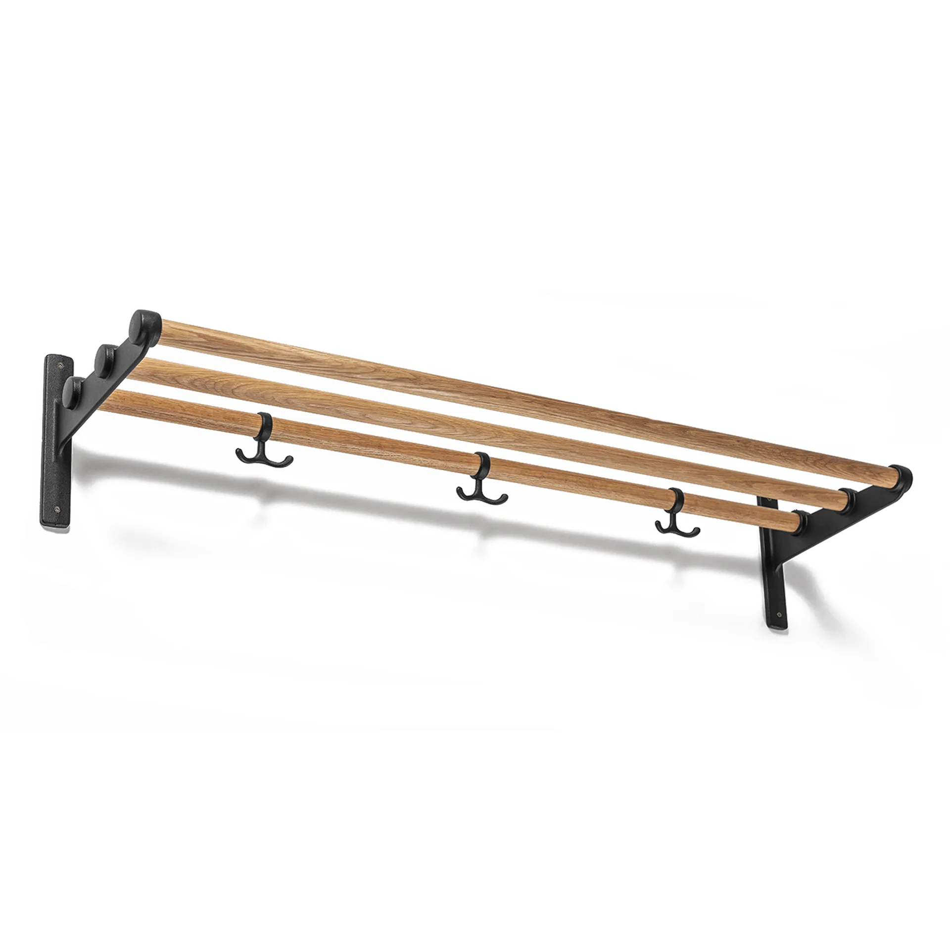 Nostalgi półka na kapelusze, półka na buty, dąb, czarny Essem Design