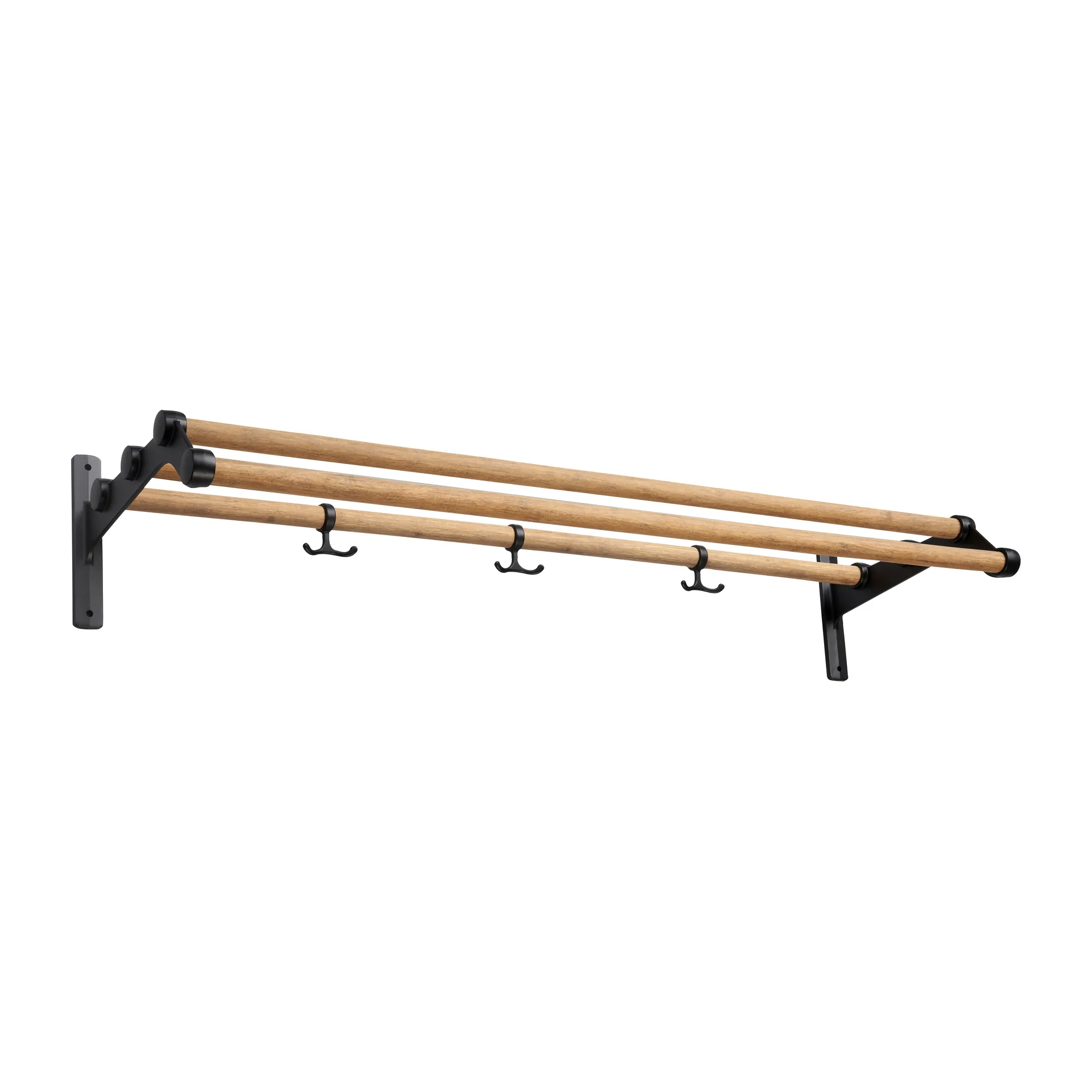 Nostalgia 291 półka na kapelusze 100 cm, Bambus-czarny Essem Design