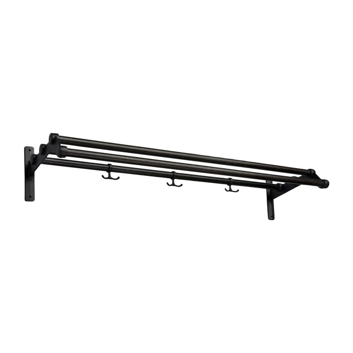 Nostalgia 291 półka na kapelusze 100 cm, Dąb barwiony na czarno Essem Design
