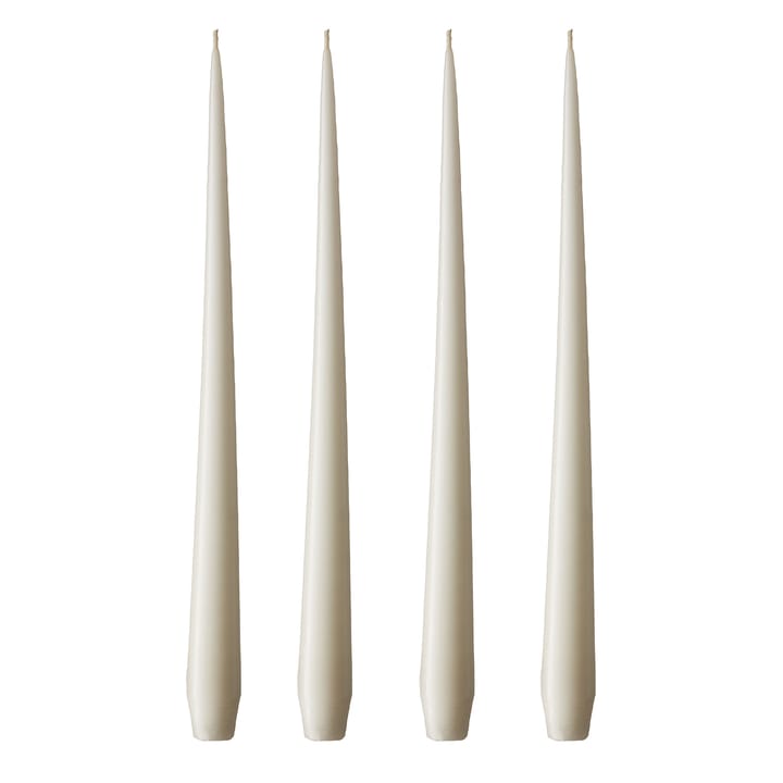 ester & erik świeca 32 cm 4-pack ivory - Matowy - ester & erik