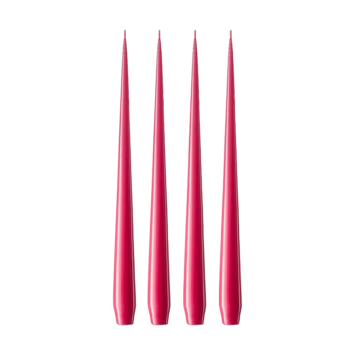 ester & erik świeca 32 cm 4-pak lakierowany - Deep pink 41/2 - Ester & erik