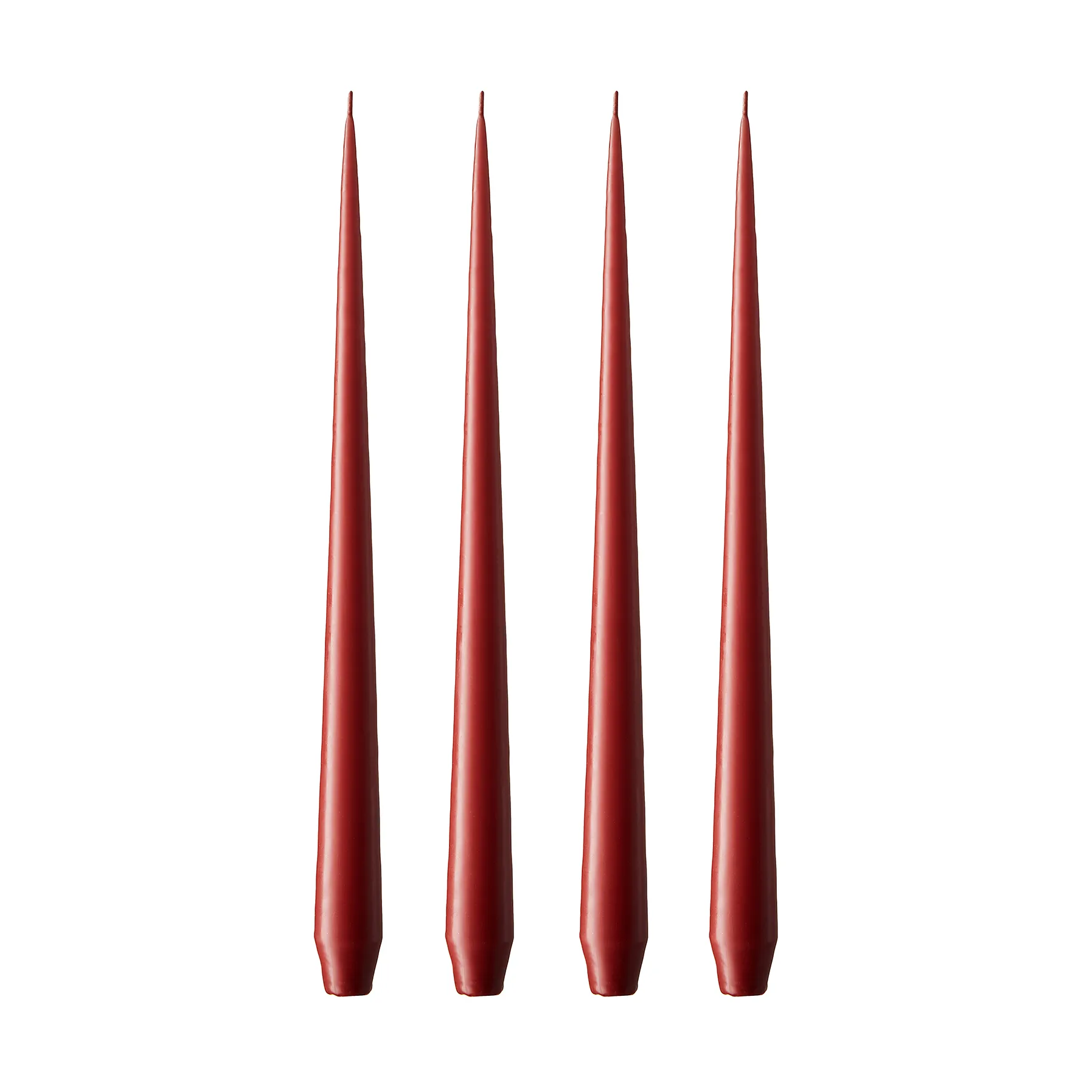 ester & erik świeca 4-pack matowy, aged rust, 32 cm ester & erik
