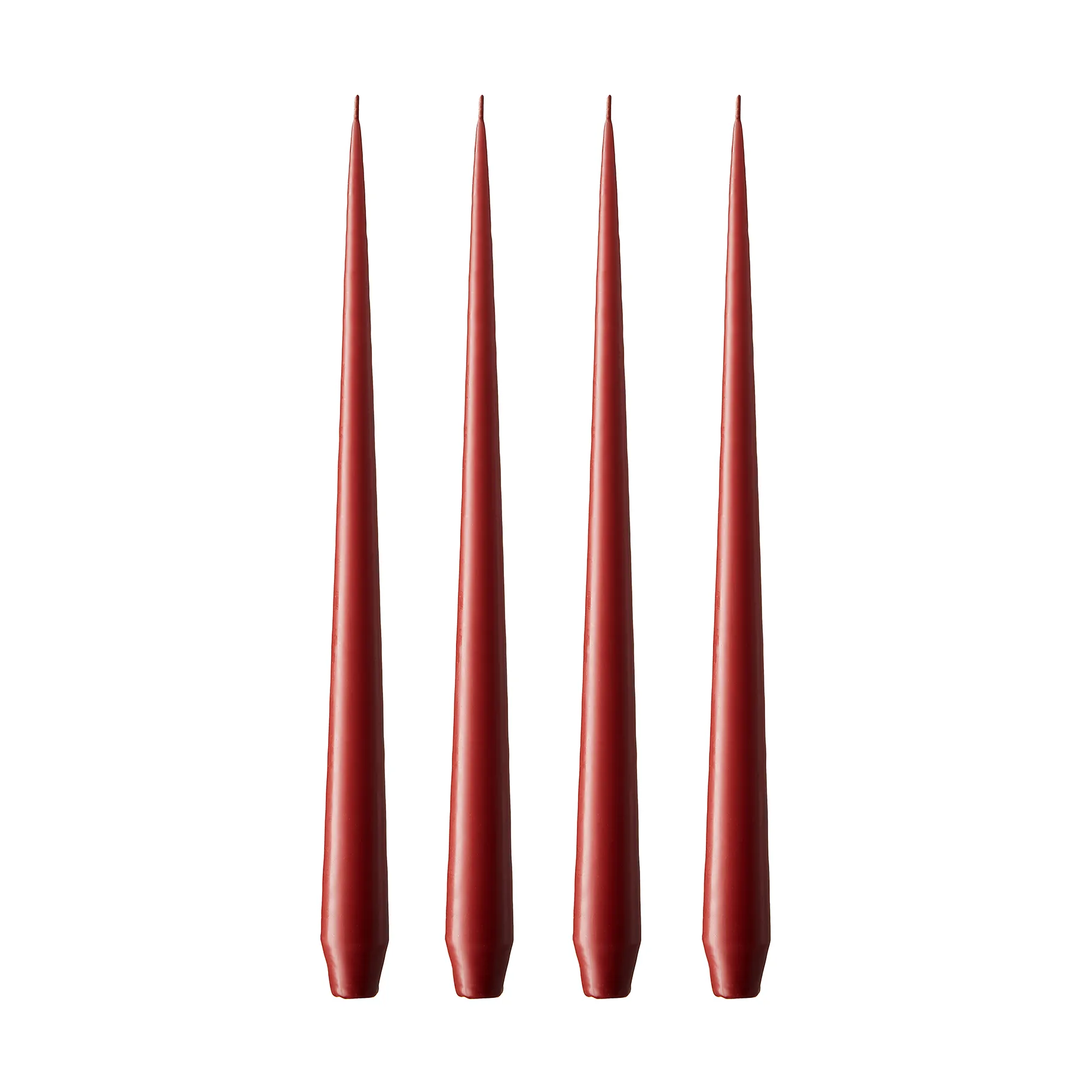 ester & erik świeca 4-pack matowy, aged rust, 42 cm ester & erik