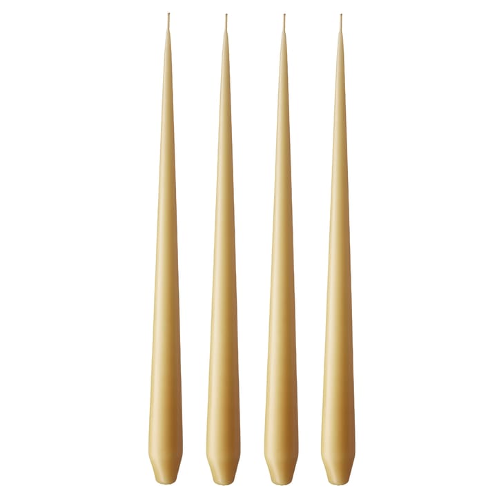 ester & erik świeca 4-pack matowy - beige 14/2, 32 cm - Ester & erik