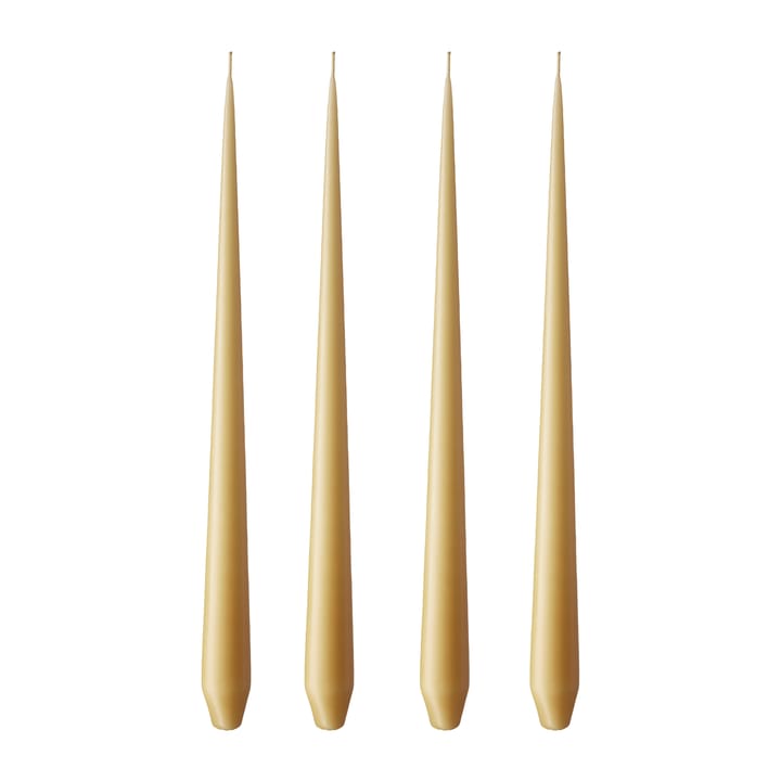 ester & erik świeca 4-pack matowy - beige 14/2, 42 cm - Ester & erik