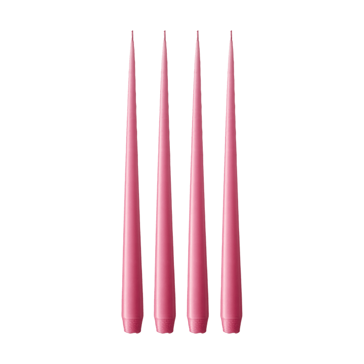 ester & erik świeca 4-pack matowy - Clear pink 41, 42 cm - Ester & erik