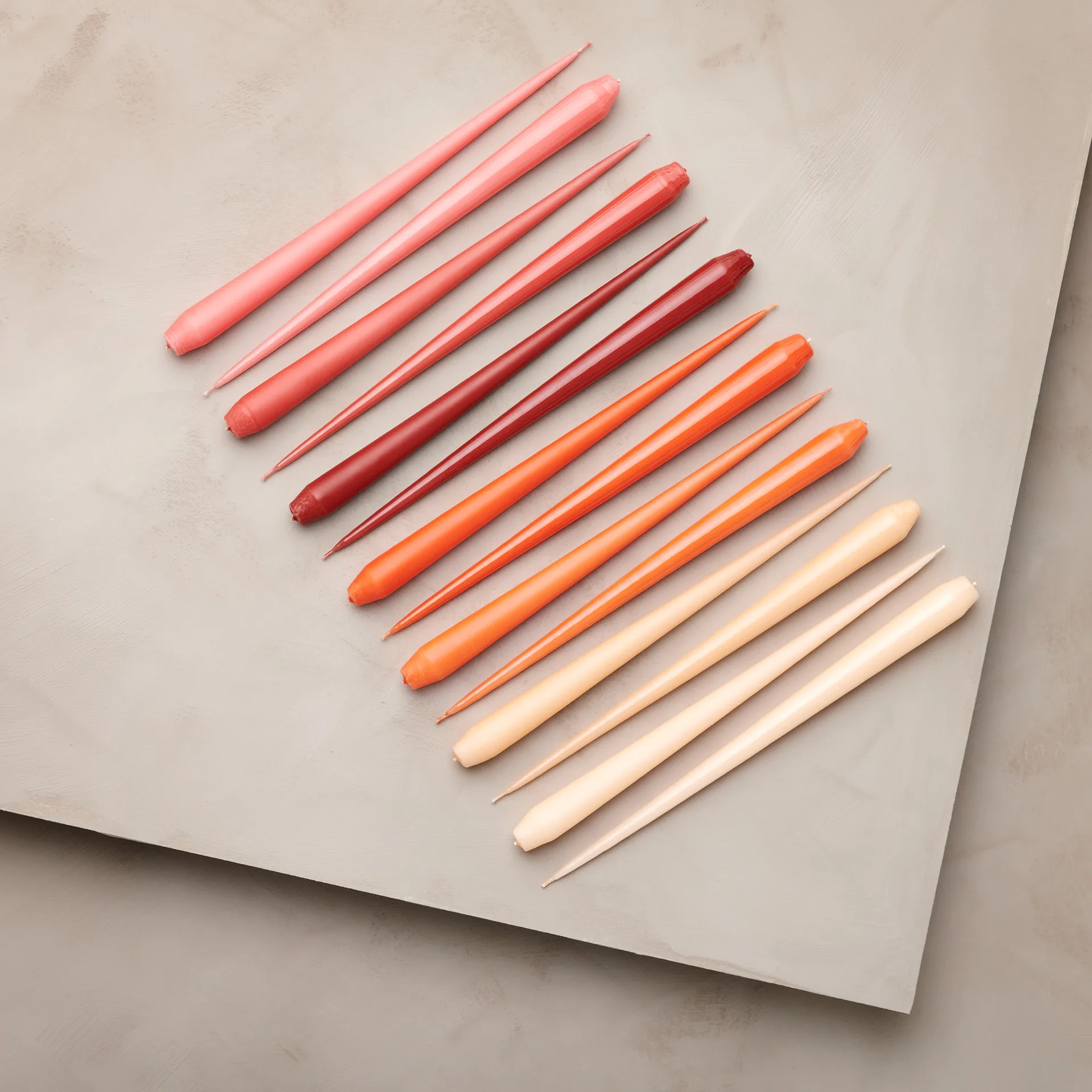 ester & erik świeca 4-pack matowy, dark Melon sorbet 19/2, 32 cm ester & erik