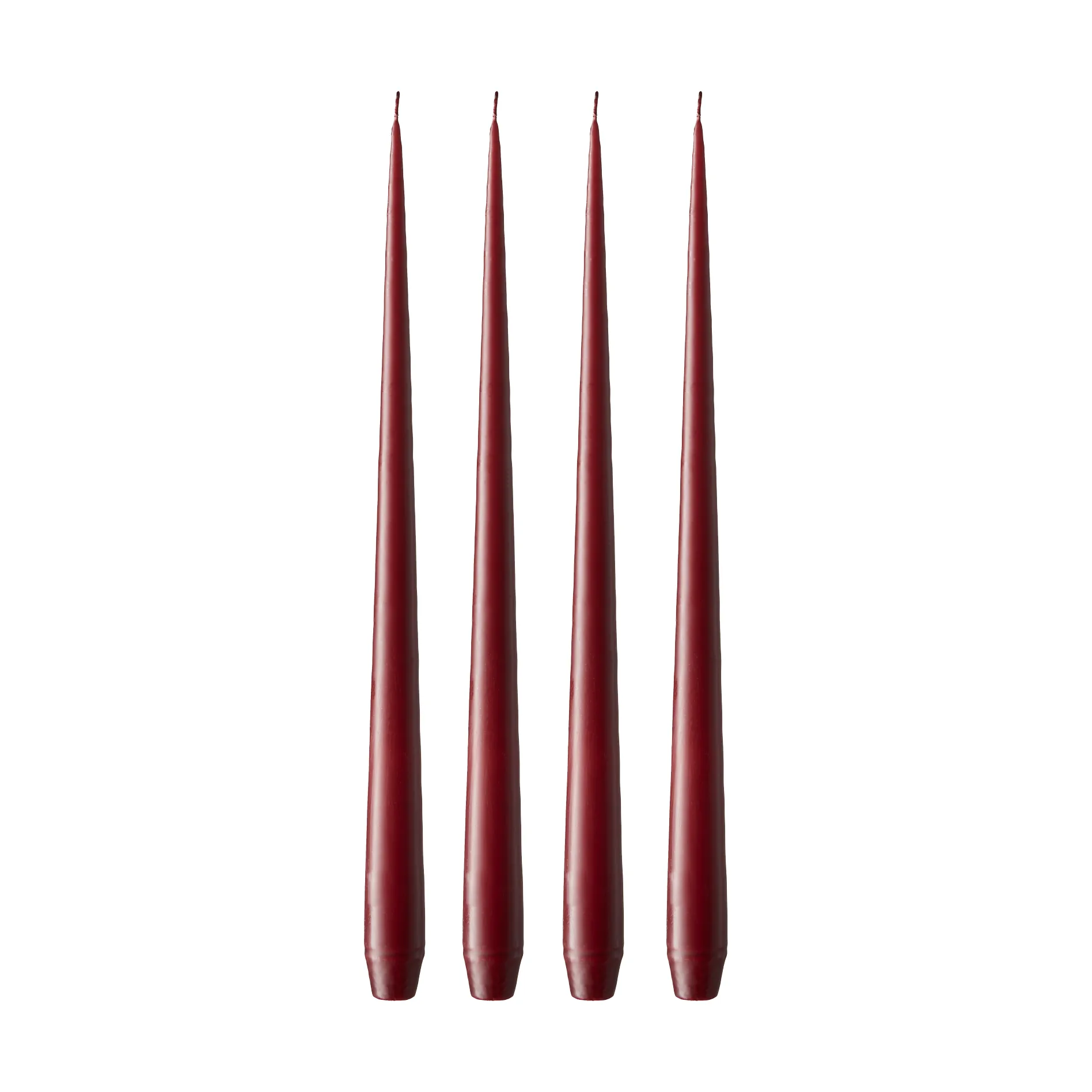 ester & erik świeca 4-pack matowy, Deep wine 44/2, 42 cm ester & erik