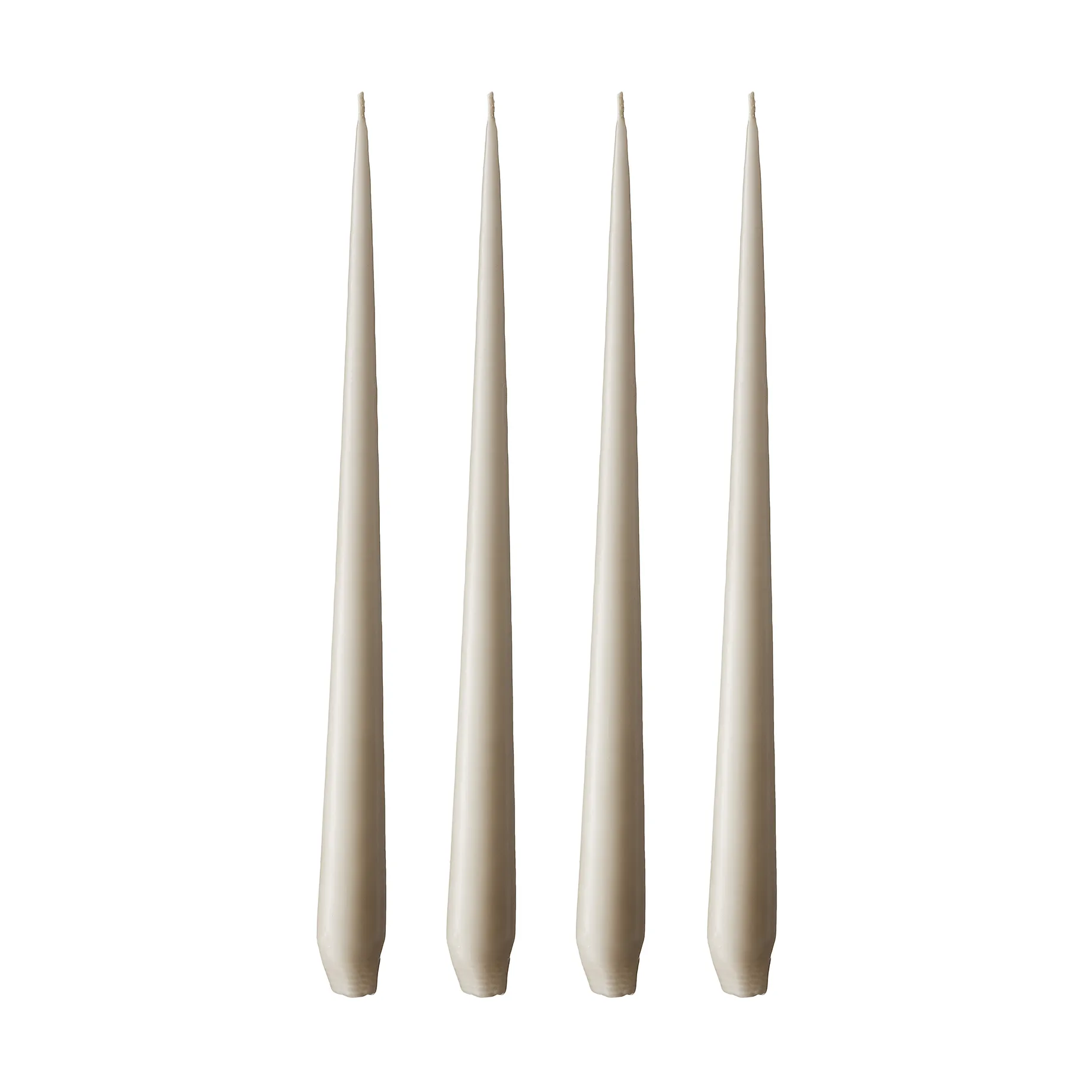 ester & erik świeca 4-pack matowy, linen grey, 42 cm ester & erik
