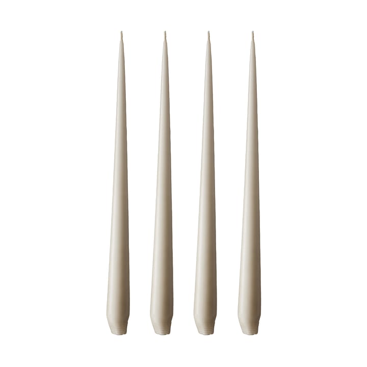 ester & erik świeca 4-pack matowy - linen grey, 42 cm - Ester & erik