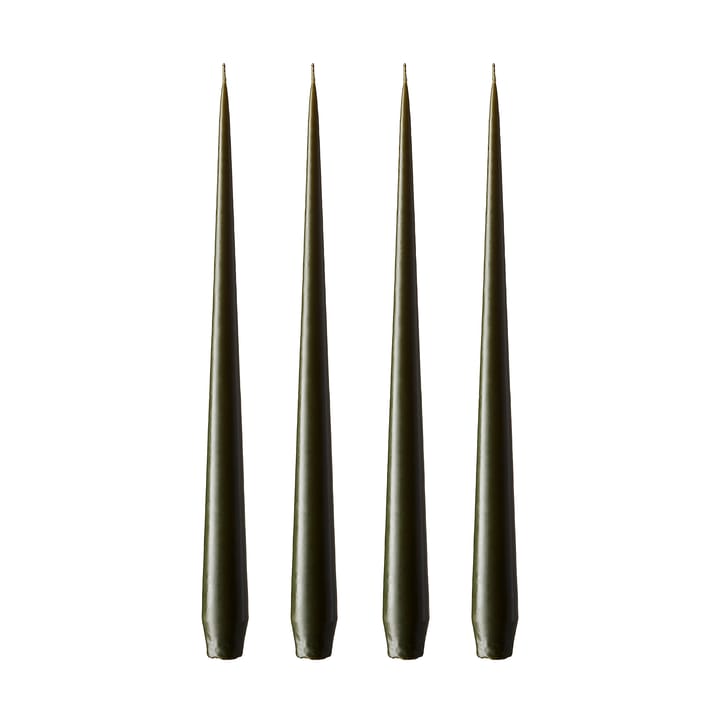 ester & erik świeca 4-pack matowy - mörk deep forest, 32 cm - Ester & erik