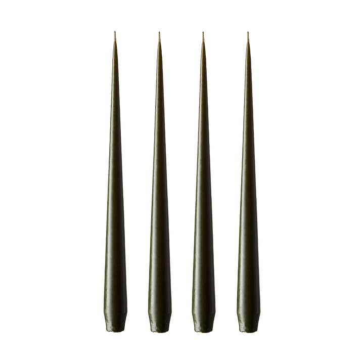 ester & erik świeca 4-pack matowy - mörk deep forest, 42 cm - Ester & erik
