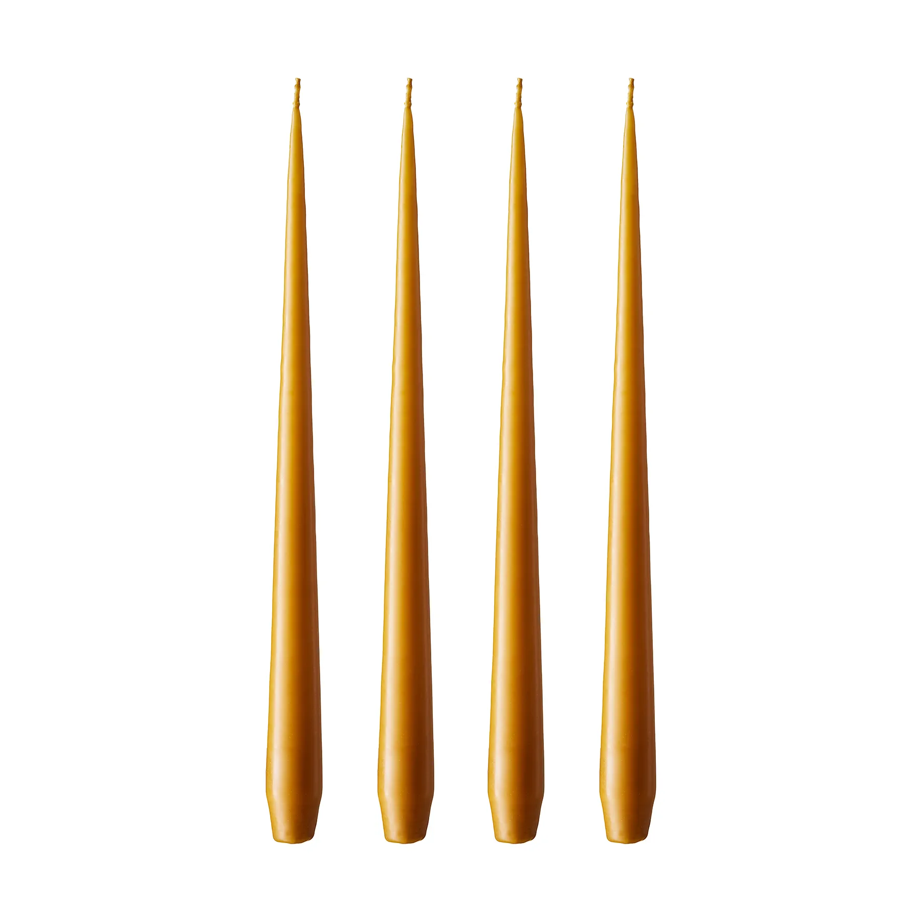 ester & erik świeca 4-pack matowy, mörk saffran, 32 cm ester & erik