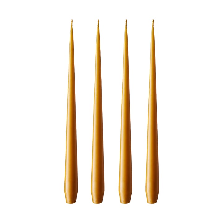 ester & erik świeca 4-pack matowy - mörk saffran, 42 cm - Ester & erik