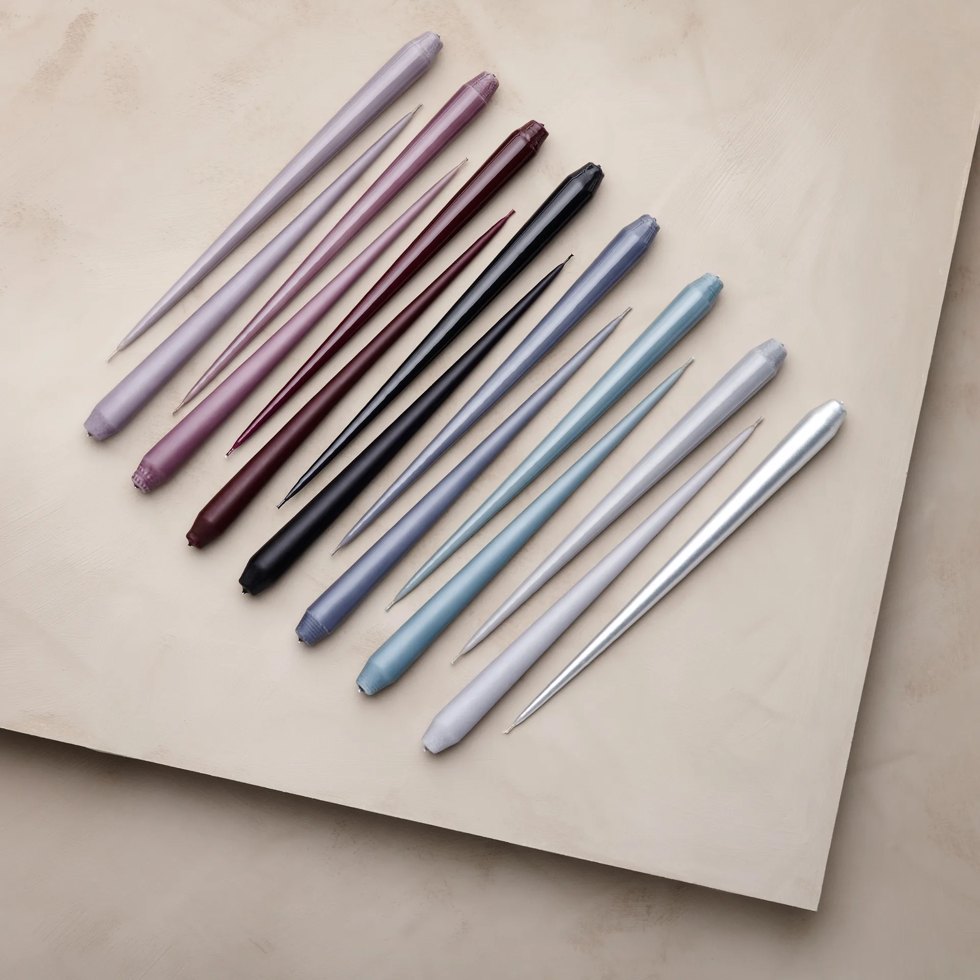 ester & erik świeca 4-pack matowy, muted mauve, 32 cm ester & erik