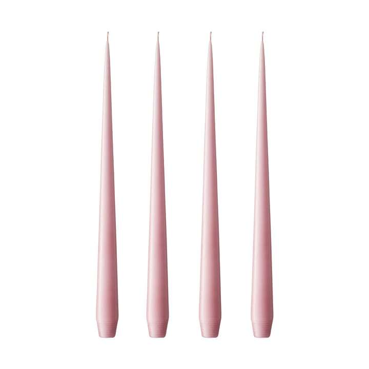 ester & erik świeca 4-pack matowy - old rose, 32 cm - Ester & erik