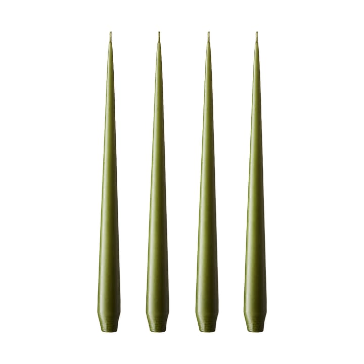 ester & erik świeca 4-pack matowy - olive glow, 32 cm - Ester & erik
