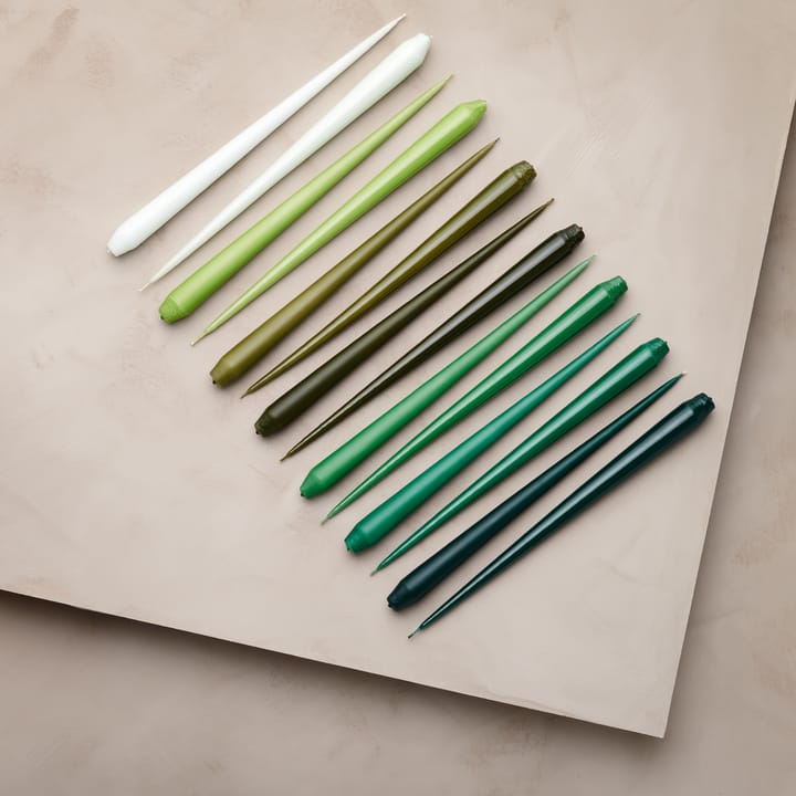 ester & erik świeca 4-pack matowy, olive glow, 32 cm ester & erik