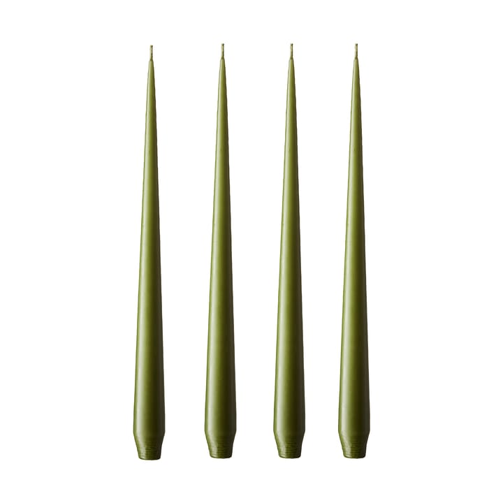 ester & erik świeca 4-pack matowy - olive glow, 42 cm - Ester & erik
