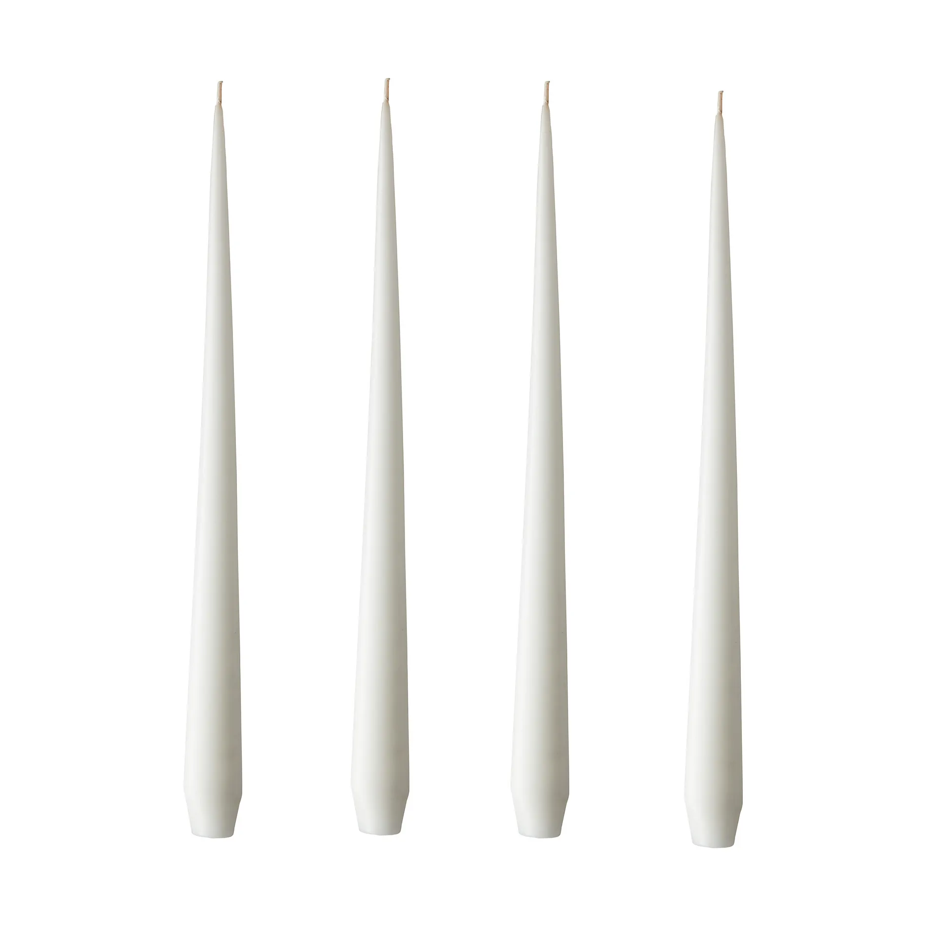 ester & erik świeca 4-pack matowy, pure white, 32 cm ester & erik