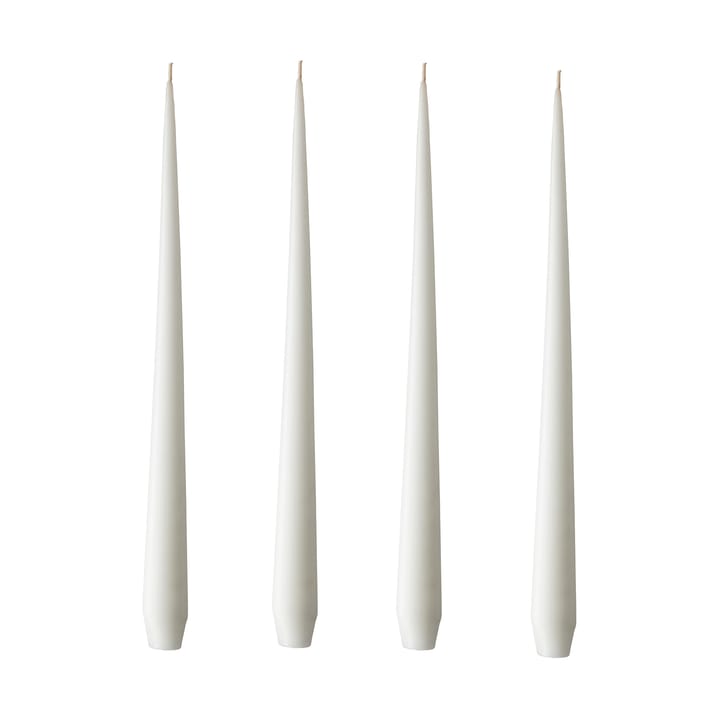 ester & erik świeca 4-pack matowy - pure white, 32 cm - Ester & erik