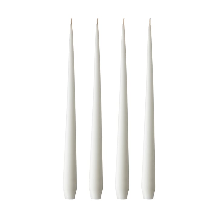 ester & erik świeca 4-pack matowy - pure white, 42 cm - Ester & erik
