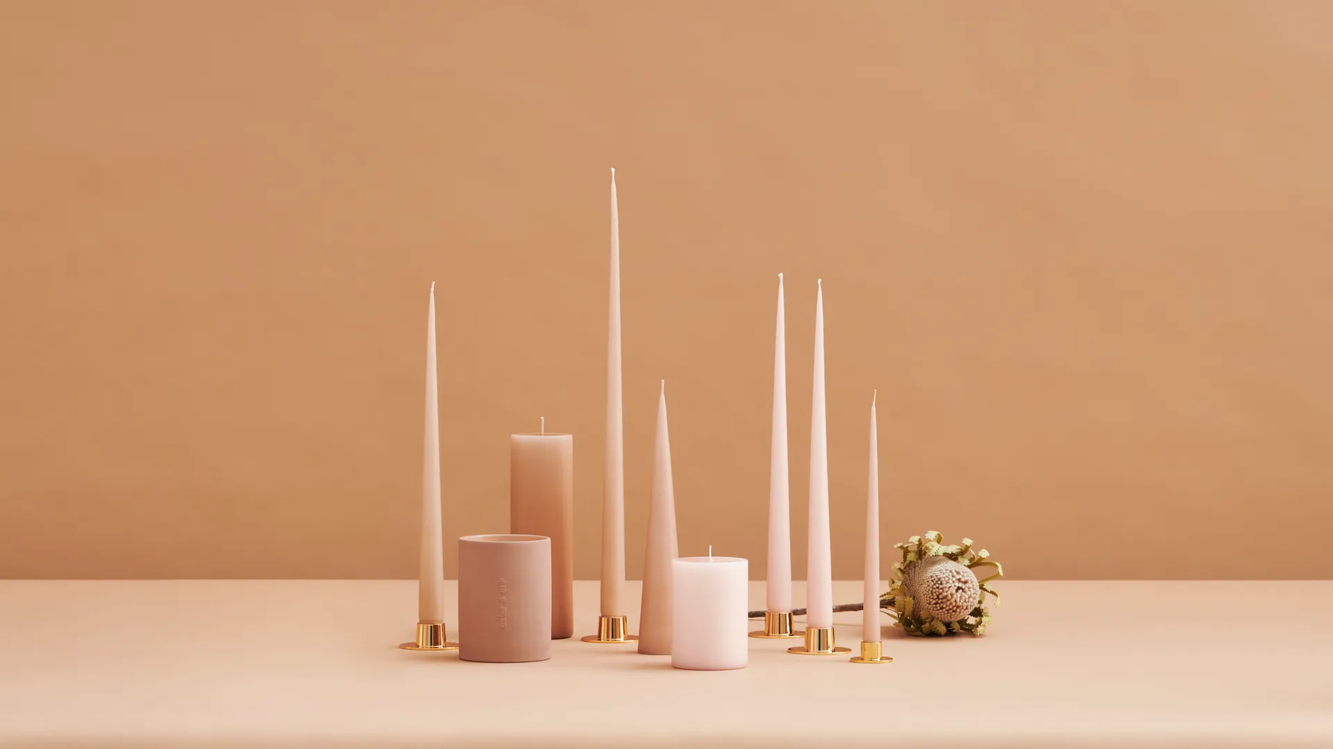 ester & erik świeca 4-pack matowy, Rosewater 51, 32 cm ester & erik