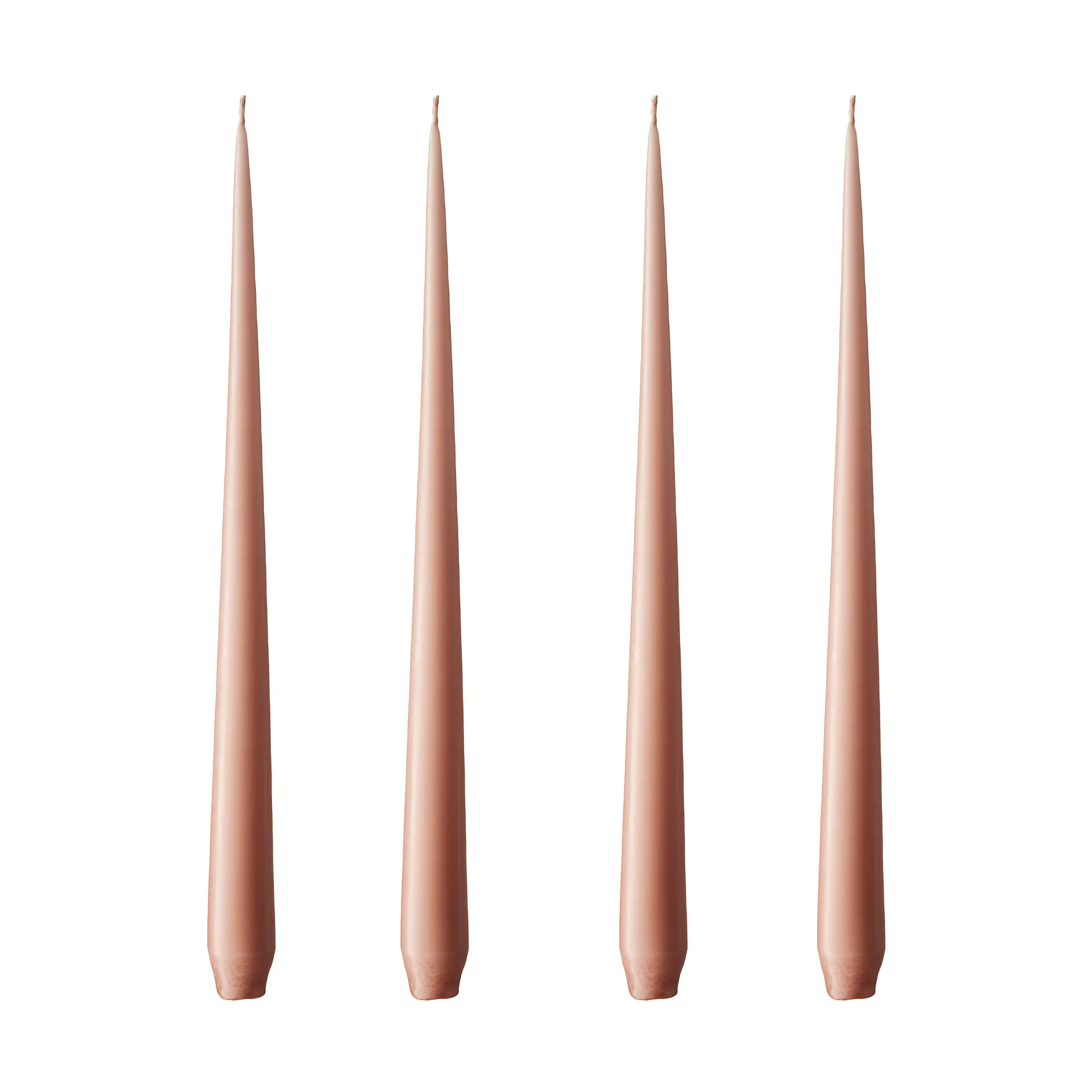 ester & erik świeca 4-pack matowy, rosy caramel, 32 cm ester & erik