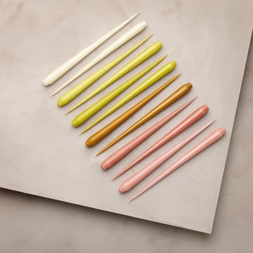 ester & erik świeca 4-pack matowy - rosy caramel, 32 cm - ester & erik