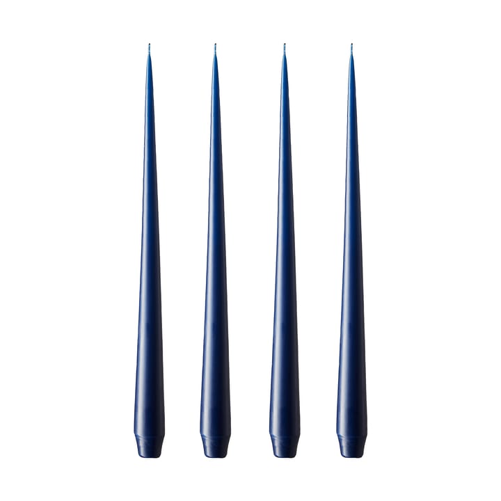 ester & erik świeca 4-pack matowy - royal navy, 32 cm - Ester & erik
