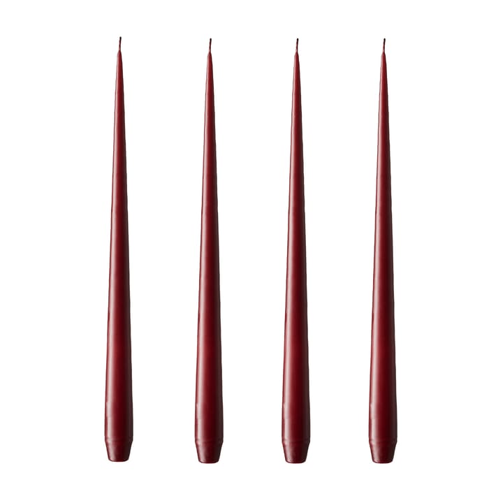 ester & erik świeca 4-pack matowy - Wine, 32 cm - Ester & erik