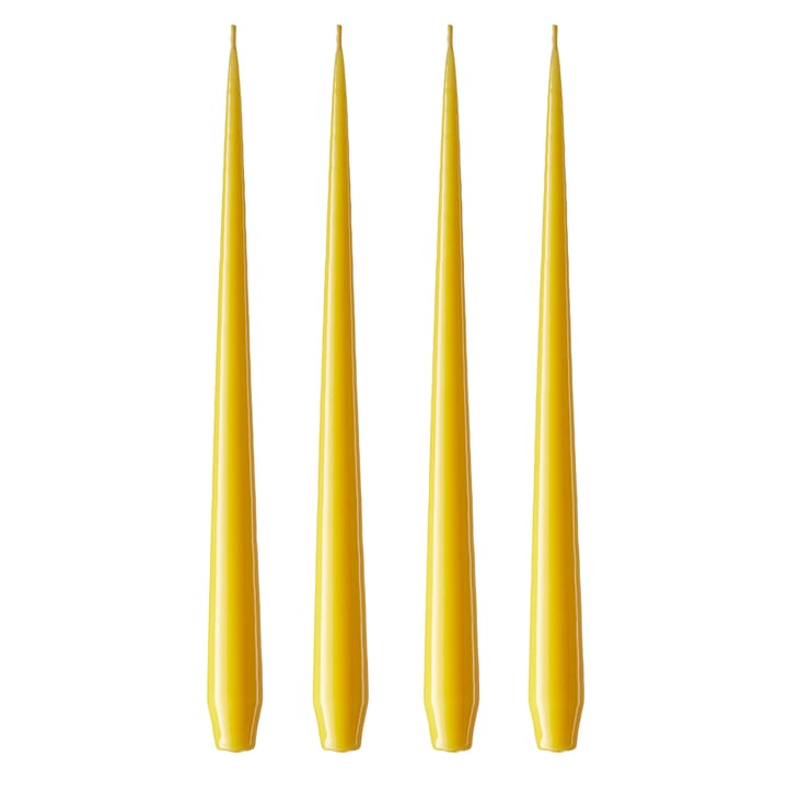 ester & erik świeca 4-pak lakierowany - dark Lemon drop 15/2-0, 32 cm - Ester & erik