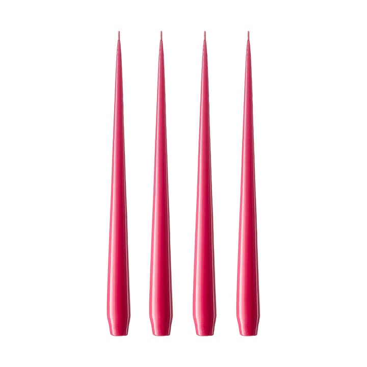 ester & erik świeca 4-pak lakierowany - Deep pink 41/2, 42 cm - Ester & erik