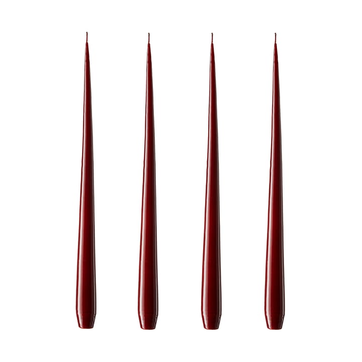 ester & erik świeca 4-pak lakierowany - Deep wine, 32 cm - Ester & erik