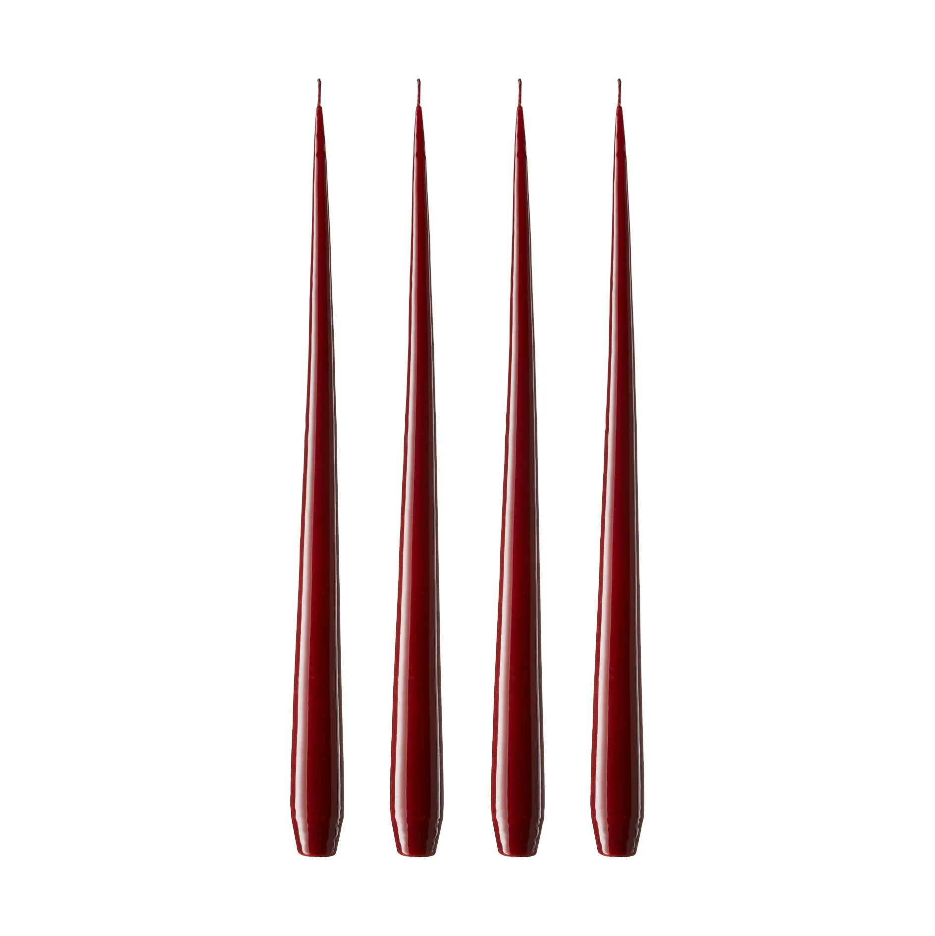 ester & erik świeca 4-pak lakierowany, Deep wine 44/2, 42 cm ester & erik
