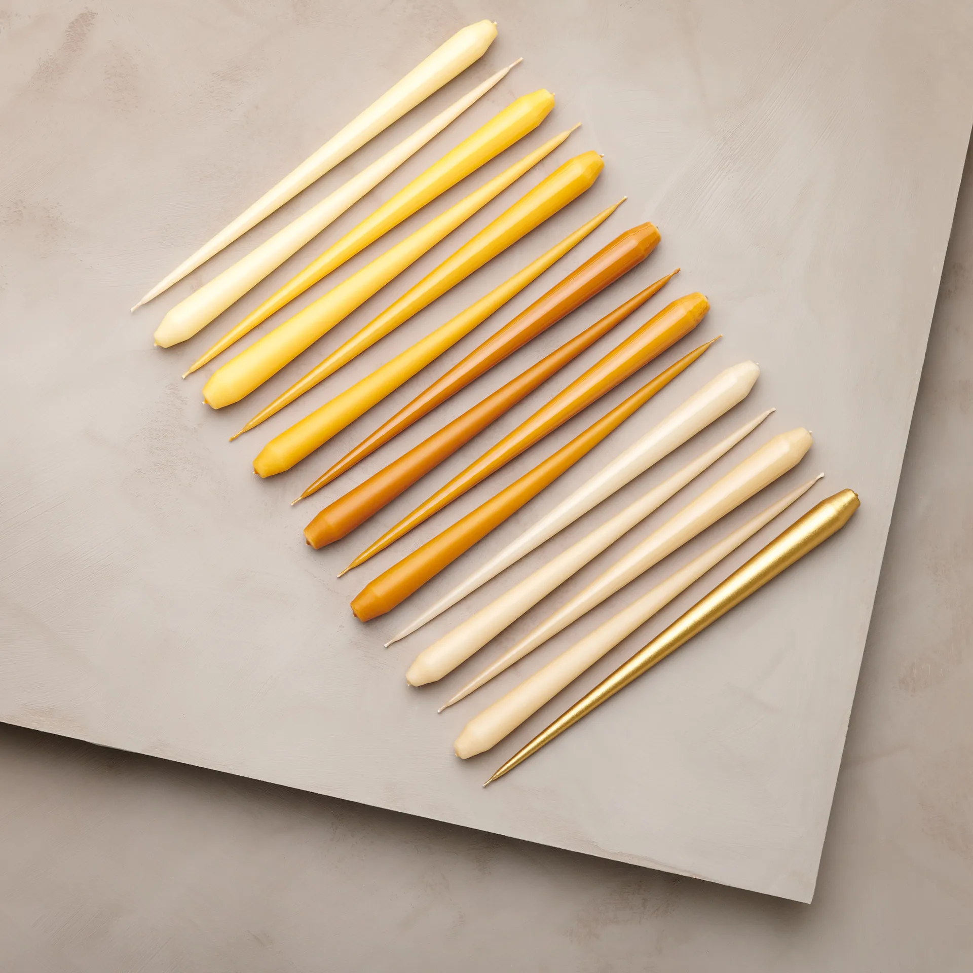 ester & erik świeca 4-pak lakierowany, honey balm, 32 cm ester & erik