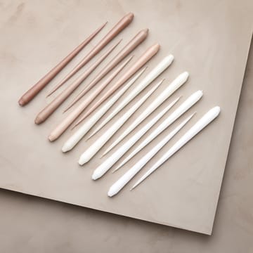 ester & erik świeca 4-pak lakierowany - ivory, 32 cm - ester & erik