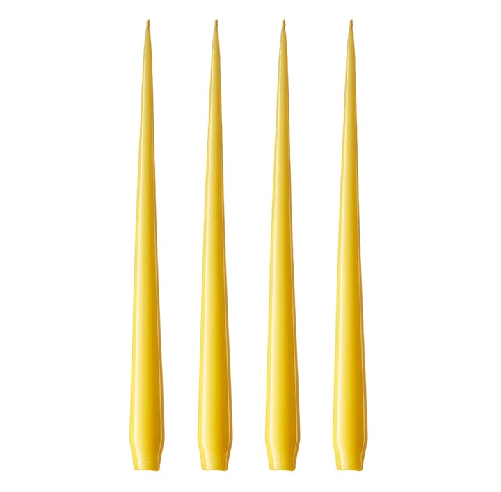 ester & erik świeca 4-pak lakierowany - Lemon drop 15-0, 32 cm - Ester & erik
