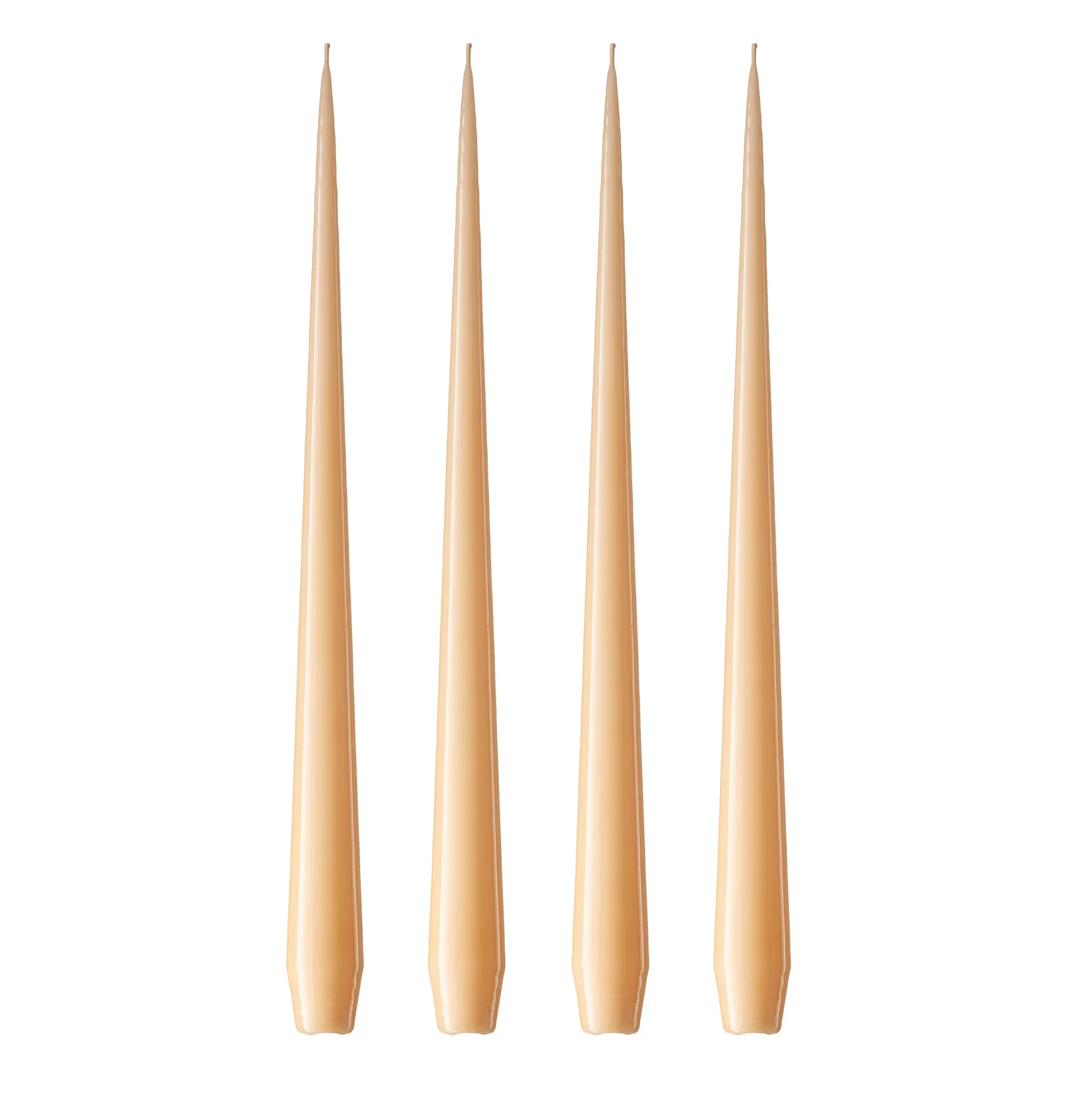 ester & erik świeca 4-pak lakierowany, Melon sorbet 19-0, 42 cm ester & erik