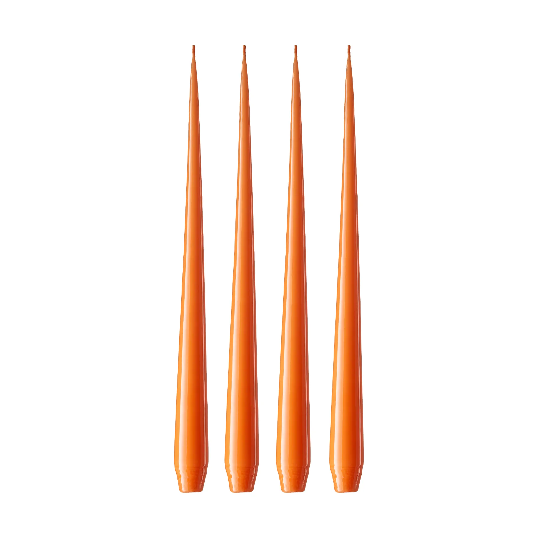 ester & erik świeca 4-pak lakierowany, Mild orange 16, 32 cm ester & erik