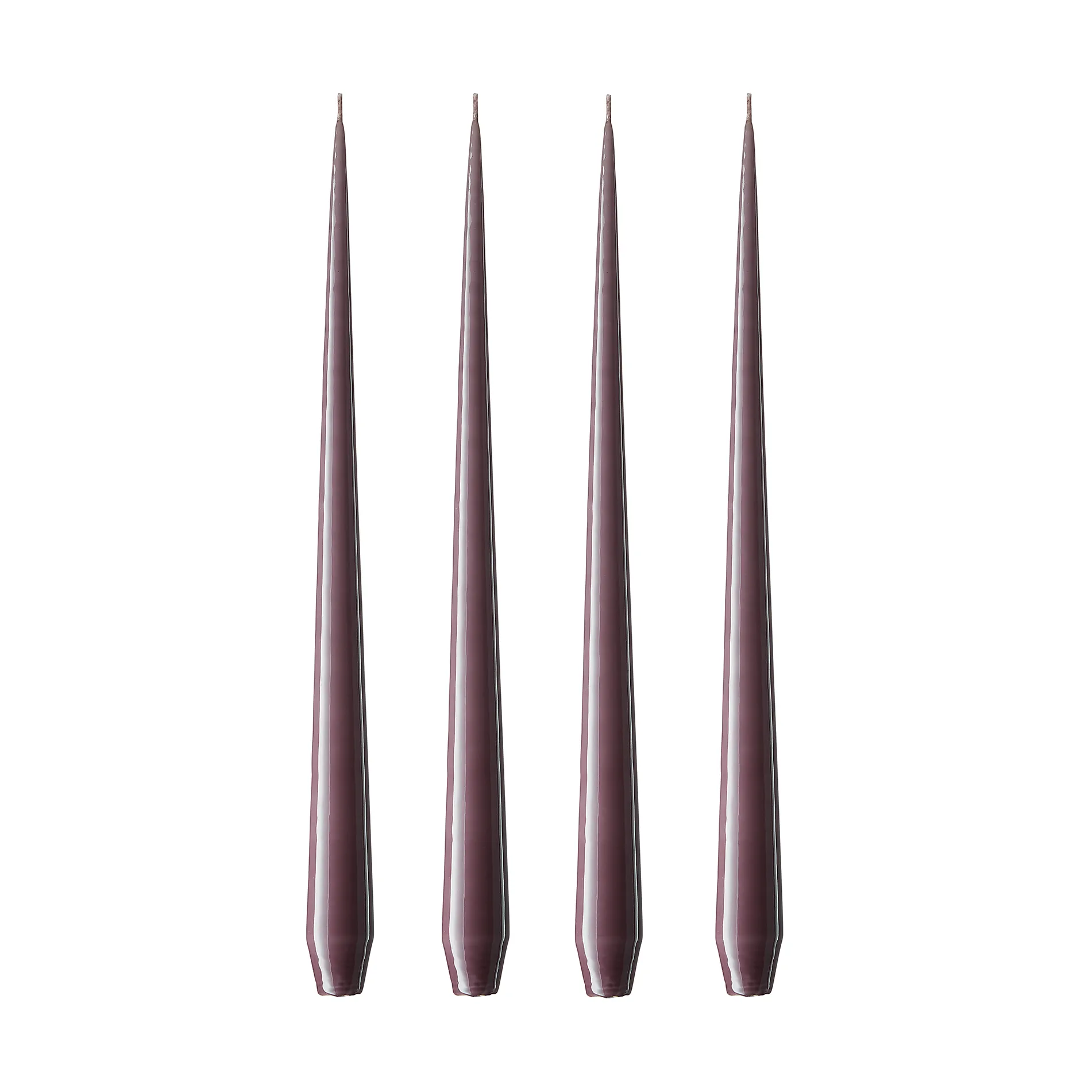 ester & erik świeca 4-pak lakierowany, muted mauve, 42 cm ester & erik