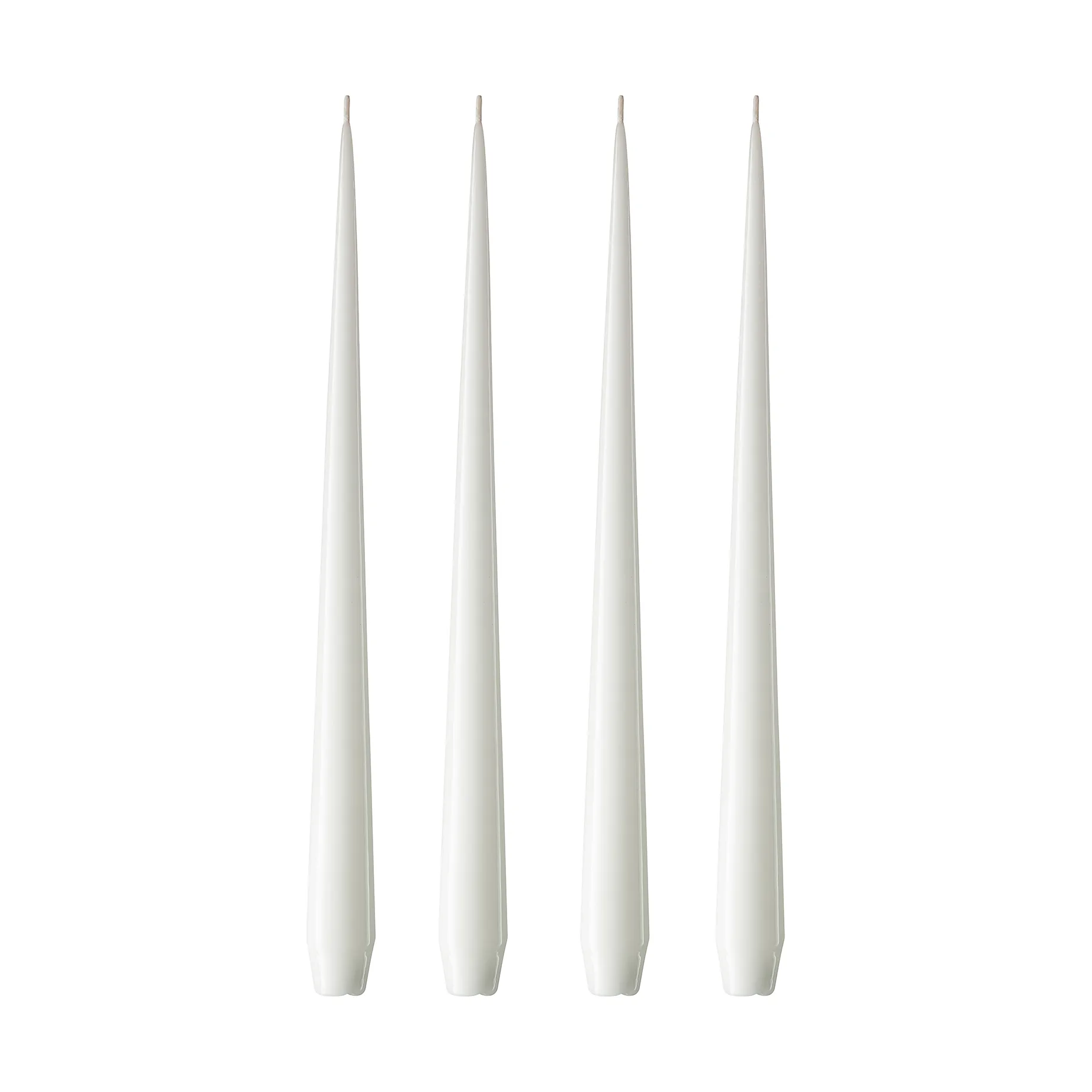 ester & erik świeca 4-pak lakierowany, pure white, 42 cm ester & erik