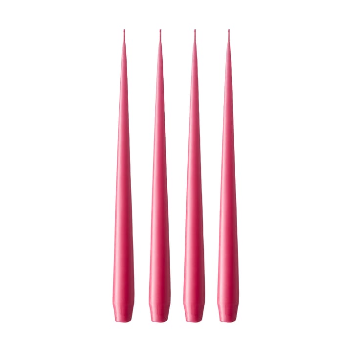 ester & erik świeca 42 cm 4-pack matowy - Deep pink 41/2 - Ester & erik