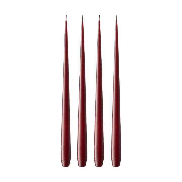 ester & erik świeca 42 cm 4-pack matowy - Deep wine 44/2 - Ester & erik