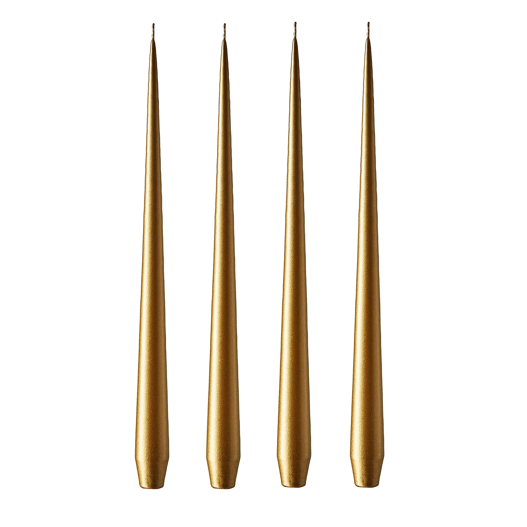 ester & erik świeca 42 cm 4-pack metalic, Gold ester & erik