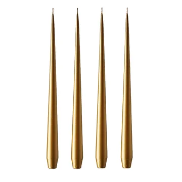 ester & erik świeca 42 cm 4-pack metalic - Gold - ester & erik