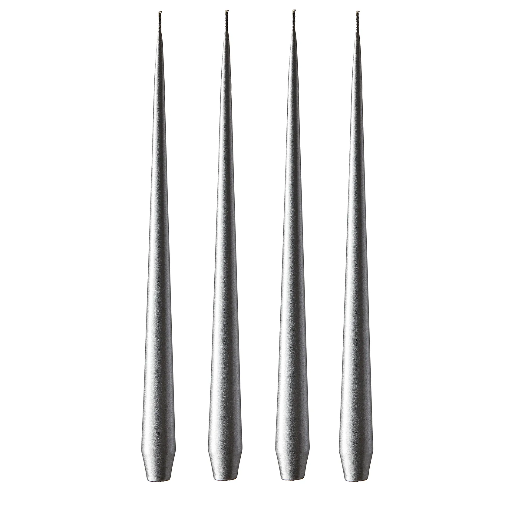 ester & erik świeca 42 cm 4-pack metalic, Silver ester & erik