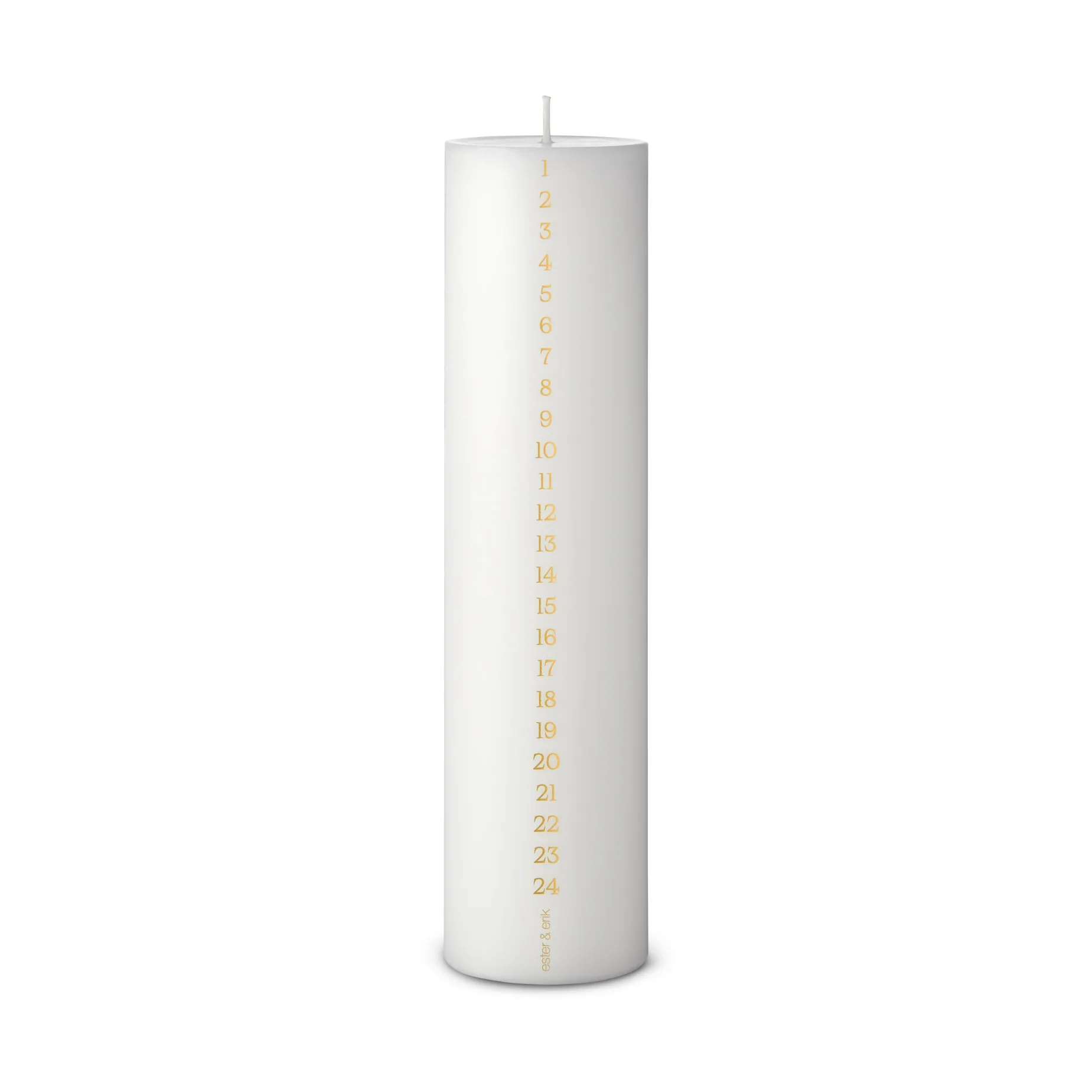 ester & erik świeca kalendarzowa cm, 31 pure white ester & erik